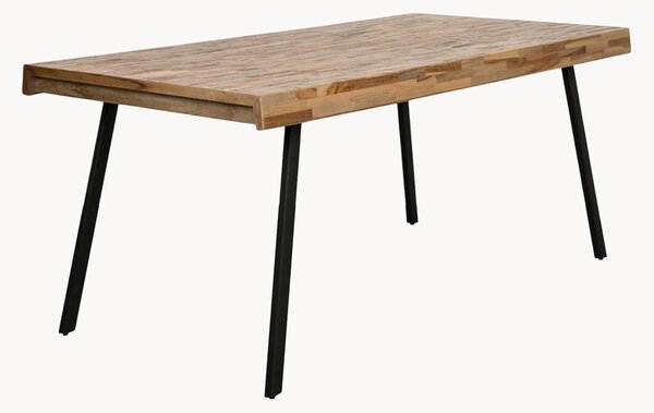 Tavolo con piano in legno di teak Suri, varie misure