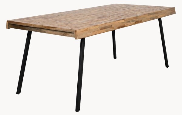 Tavolo con piano in legno di teak Suri, varie misure