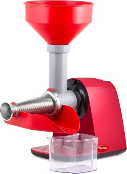 REBER Passapomodoro Passa Pomodoro Elettrico Potenza 200 Watt con Estrattore Succo Inox - Artus S35