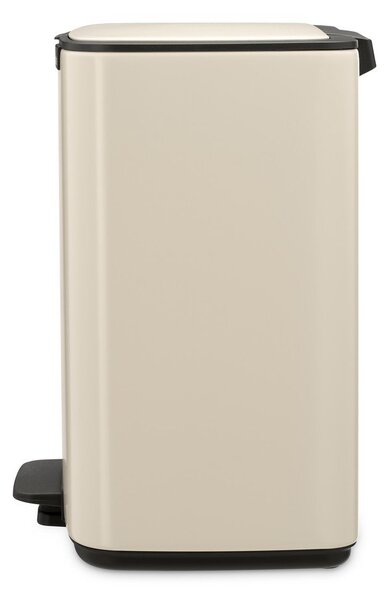 Cestino per la spazzatura beige in acciaio con pedale 12 l Bo – Brabantia