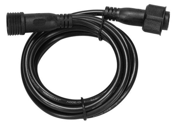 Cavo prolunga 5 metri nero per Faro led con pannello solare da esterno Aigostar