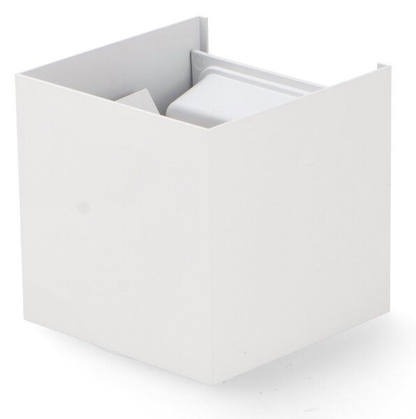 Applique Led cubo da parete 6W Doppia emissione Bianco IP65 CCT temperatura colore regolabile Wisdom