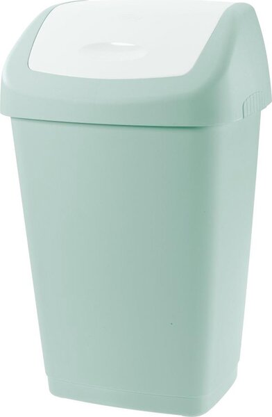 Tontarelli Pattumiera con Coperchio basculante AURORA Salvia 25 Litri - 8101384ACF