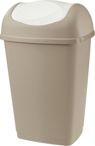 Tontarelli Pattumiera con Coperchio basculante GRACE Tortora 50 Litri - 8101951ACE