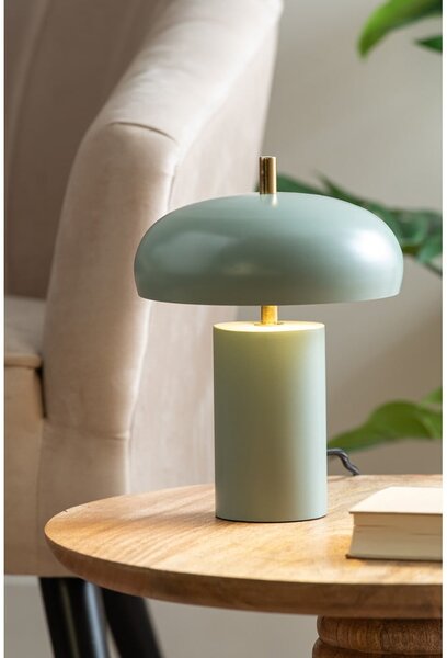 Lampada da tavolo color salvia (altezza totale 24 cm) Joya – Leitmotiv