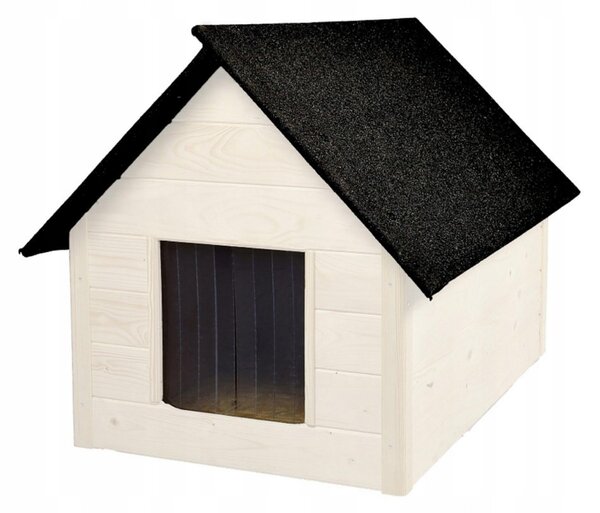 Cuccia isolata per cani con cuscino lettino | Colore bianco| Ideale per giardino e patio | Comfort in estate e in inverno | Robusta e resistente alle intemperie