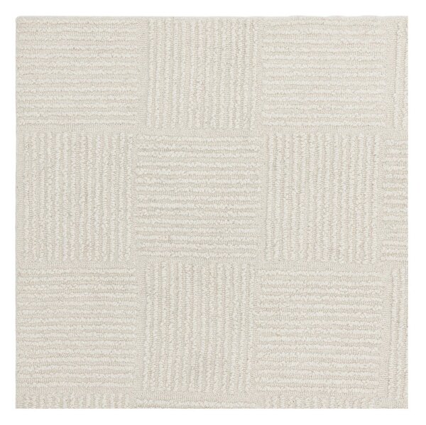 Tappeto in lana avorio tessuto a mano 120x170 cm Zennith Grid - Asiatic Carpets