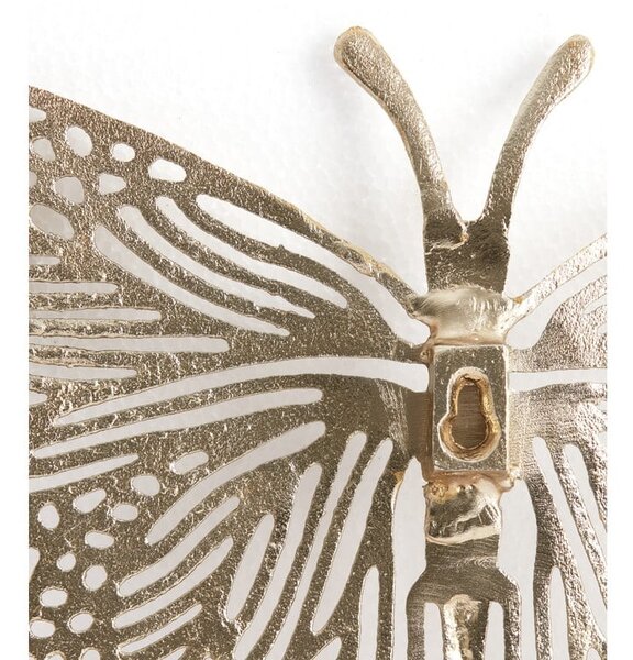Decorazione murale in metallo 41x23 cm Butterfly - Light & Living