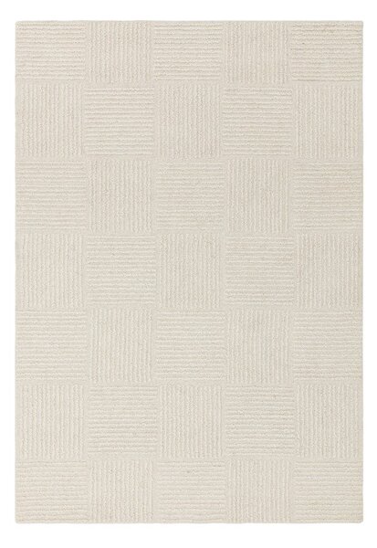 Tappeto in lana avorio tessuto a mano 120x170 cm Zennith Grid - Asiatic Carpets