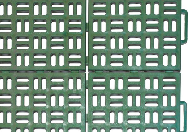 ArtPlast Pavimento da Esterno Drenante in Polipropilene Dimensioni 56x56 cm colore Verde - P56PVD