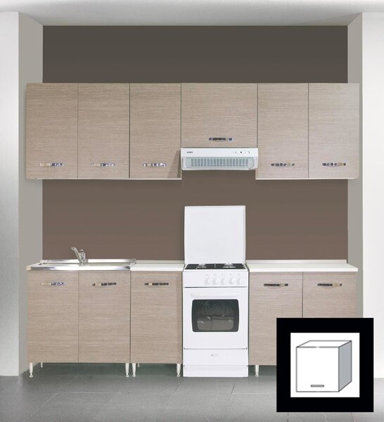 AZUR LINE Pensile Cucina 1 Anta Sopracappa 60x30x49h cm colore Larice - LGS60KIT