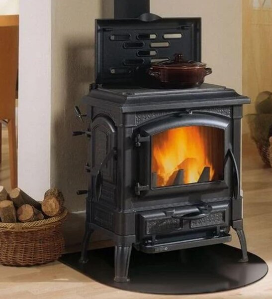 Divina Fire Pedana salvapavimento per stufe a legna e pellet in acciaio 80x60 - DF98233