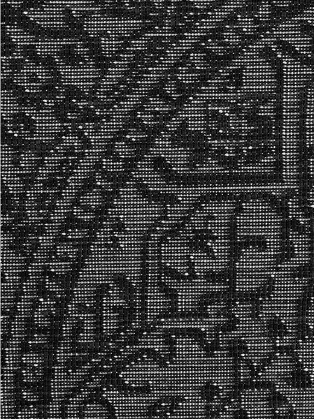 Tappeto da interno/esterno rotondo bianco e nero ø 160 cm Duet Kona – NORTHRUGS