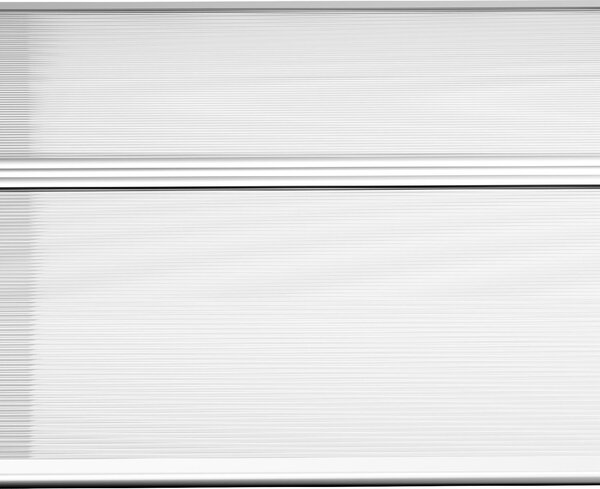 VivaGarden Pensilina da Esterno in Policarbonato Alluminio e PP Tettoia per Esterno 122x89x24 cm colore Trasparente