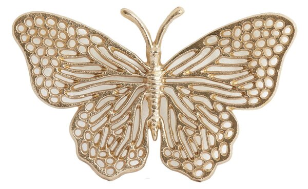 Decorazione murale in metallo 26x16 cm Butterfly - Light & Living