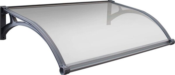 VivaGarden Pensilina da Esterno in Policarbonato e ABS Tettoia per Esterno 100x150 cm con Led colore Opaca - Rainbow