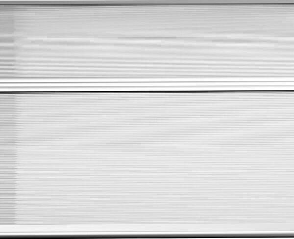 VivaGarden Pensilina da Esterno in Policarbonato e Alluminio Tettoia per Esterno 303x96x27 cm colore Nero/Trasparente