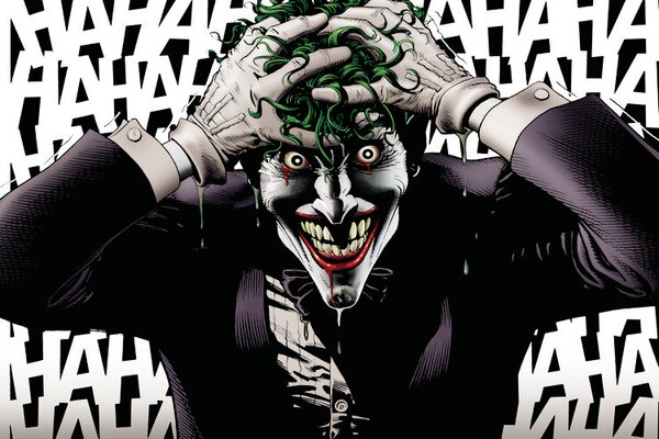Stampa d'arte Joker - Hahaha, (40 x 26.7 cm)