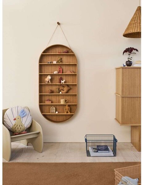 Ferm LIVING - Oval Dorm Scaffale Affumicato Quercia ferm LIVING