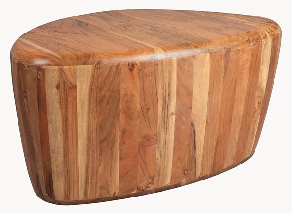 Tavolino da salotto in legno di acacia dalla forma particolare Ayla