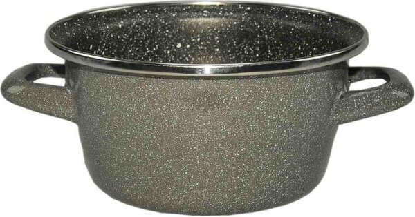 Vitrinor Pentola a Induzione Casseruola 2 Manici cm 14 Acciaio Vetrificato