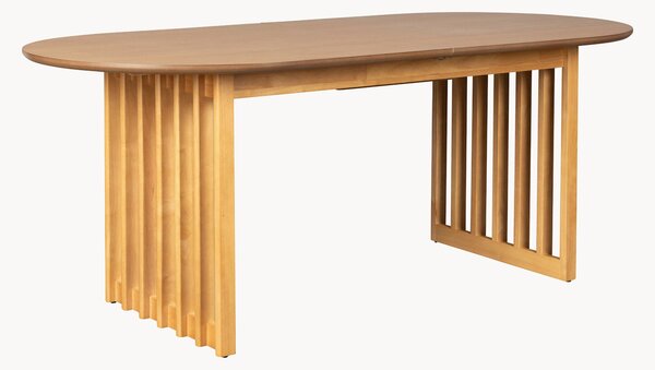 Tavolo allungabile in legno di albero della gomma Barlet, 200 - 240 x 75 cm