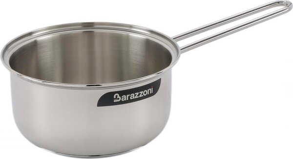 BARAZZONI Pentola a Induzione Casseruola Acciaio Inox 1 Manico cm 12 - Bonita