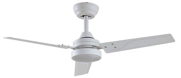 Ventilatore da soffitto LED Aerallo, bianco, CCT, silenzioso - Lindby Lindby, Aerallo, Bianco, Soggiorno, Metallo, Moderno