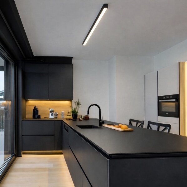 Brilagi-LED Plafoniera/Sospensione SYNODICO LED/30W/230V 4000K nera
