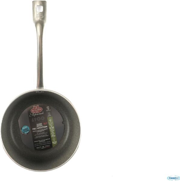 BALLARINI Pentola a Induzione Casseruola Antiaderente 20 cm Serie 6900 Alluminato e Nero - Serie 6900