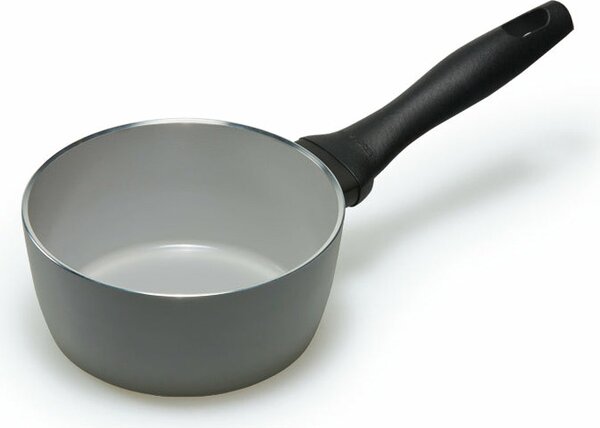 MONETA Pentola a Induzione Casseruola Antiaderente in Alluminio 16 cm colore Grigio Melodia Finegres