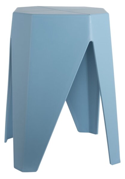 Sgabello blu in plastica Cherish – Leitmotiv