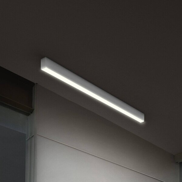 OSRAM Plafoniera LED Office line Cuboid bianca 4000 K dimmerabile Cuboid,, Bianco / Opale, Studio / Ufficio, Alluminio, Moderno