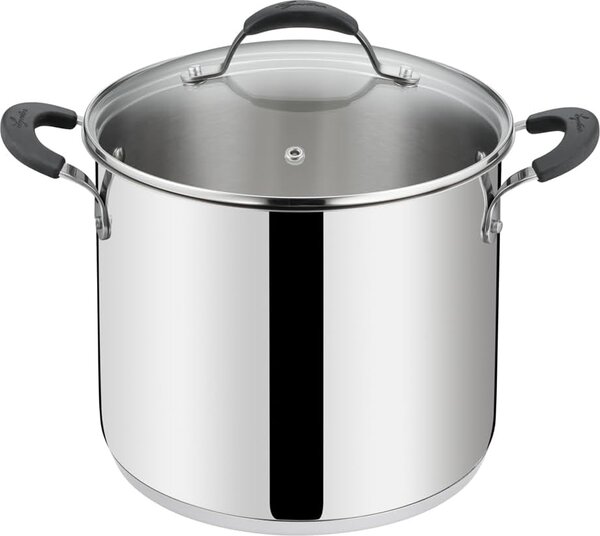LAGOSTINA Pentola a Induzione in Acciaio Inox cm 18 con Coperchio - Tempra