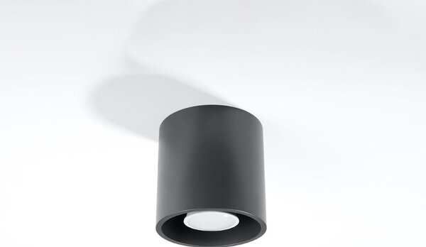 Faretto grigio scuro ø 10 cm Roda – Sollux