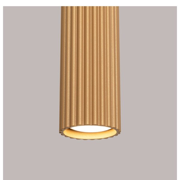 Lampadario dorato Gleam – Sollux