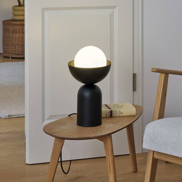 OSRAM Lampada da tavolo Decor Bowl, Nero, Soggiorno / Sala da pranzo, Metallo, Moderno, Lampada da tavolo