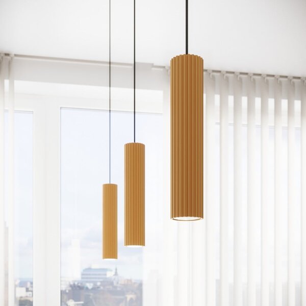 Lampadario dorato Gleam – Sollux