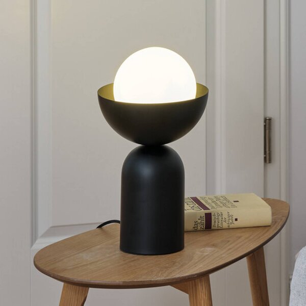 OSRAM Lampada da tavolo Decor Bowl, Nero, Soggiorno / Sala da pranzo, Metallo, Moderno, Lampada da tavolo