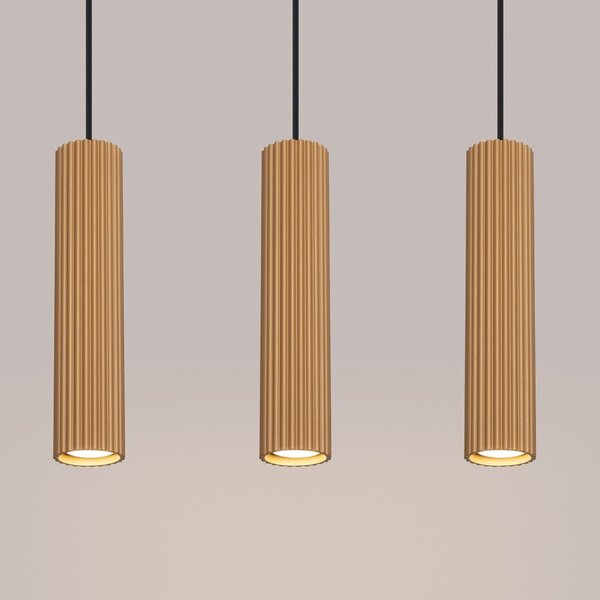 Lampadario dorato Gleam – Sollux