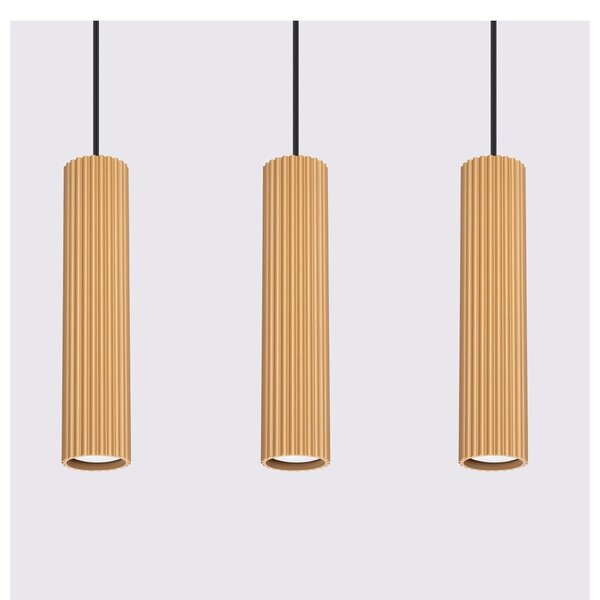 Lampadario dorato Gleam – Sollux