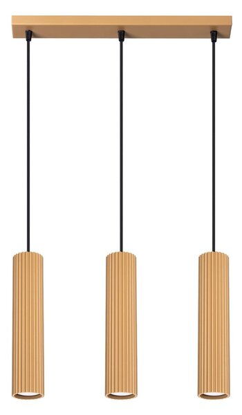 Lampadario dorato Gleam – Sollux