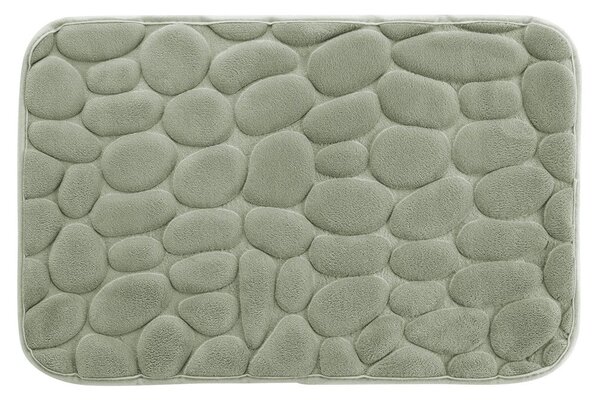 Tappetino da bagno verde 50x80 cm Ricochet - douceur d'intérieur