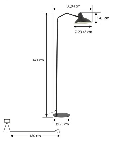 Lindby - Adrik Piantana Nero Lindby