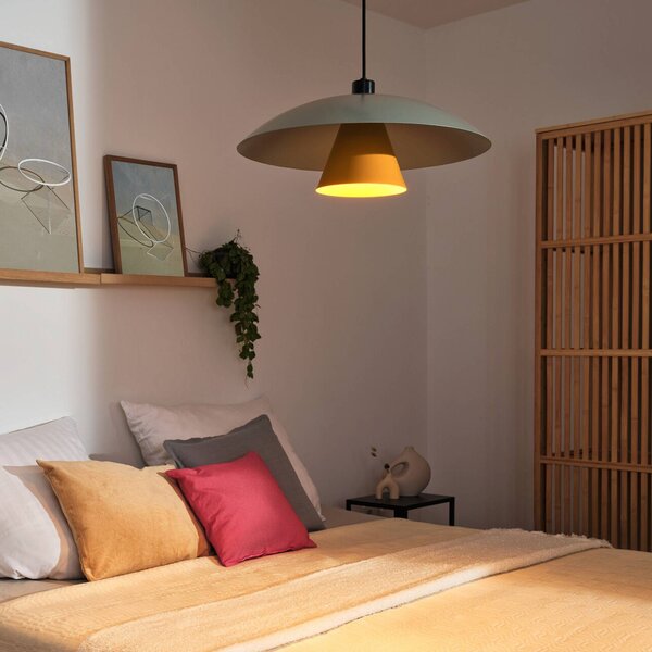 OSRAM Lampada a sospensione Decor Flying Mushroom, dimmerabile, Verde, Cucina, Metallo, Moderno, Lampada a sospensione