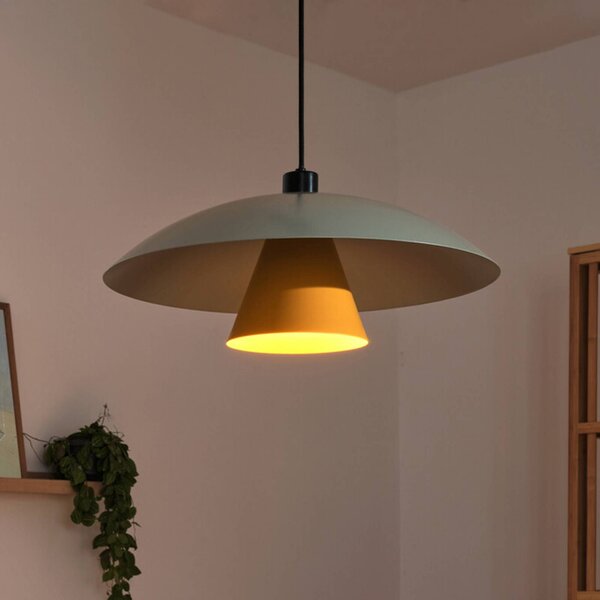 OSRAM Lampada a sospensione Decor Flying Mushroom, dimmerabile, Verde, Cucina, Metallo, Moderno, Lampada a sospensione