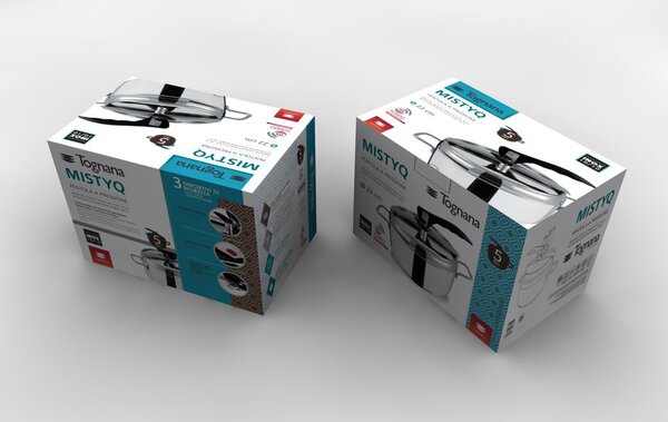 Tognana Pentola a Pressione per Induzione in Acciaio Inox 5 Litri 2 Manici - Mistyq