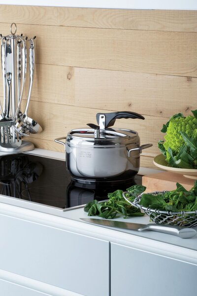 Tognana Pentola a Pressione per Induzione in Acciaio Inox 5 Litri 2 Manici - Mistyq