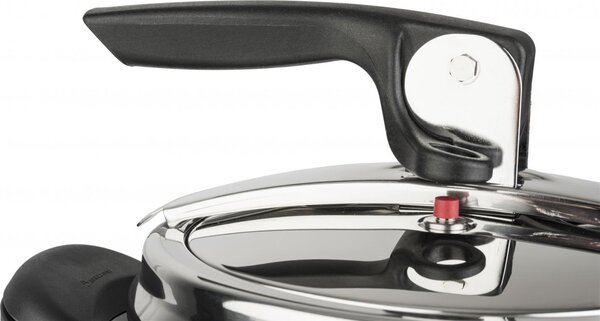 BARAZZONI Pentola a Pressione per Induzione in Acciaio Inox 7 Litri cm 22 2 Manici - Amelia