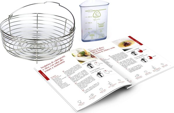 LAGOSTINA Pentola a Pressione per Induzione in Acciaio Inox 9 Litri cm 24 2 Manici - La Classica Lagofusion